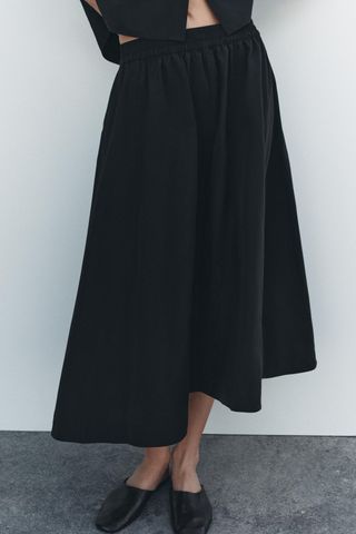 Zw Collection Voluminous Midi Skirt