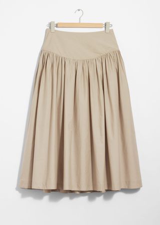 A-Line Midi Skirt