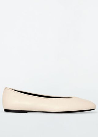 COS Leather Ballerina Flats