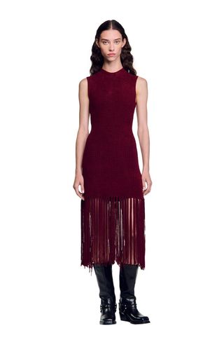 Velvet Knit Dress