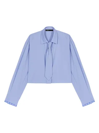 Shirt With Removable Tie