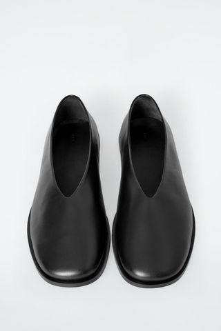 Leather Ballet Flats