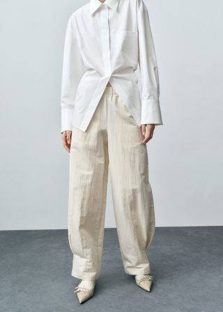 MANGO, Pleated Jogger Pants 