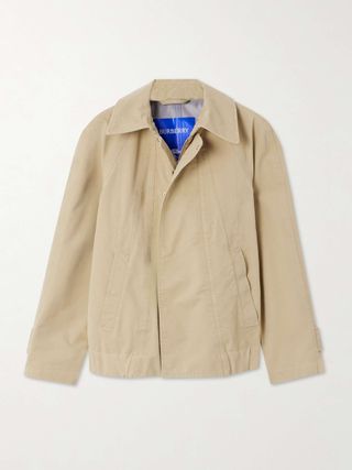 Paneled Cotton-Canvas Jacket