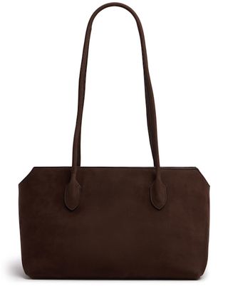 Terrasse Nubuck Shoulder Bag - the Row - Women - Dark Mocha Ans - Unique