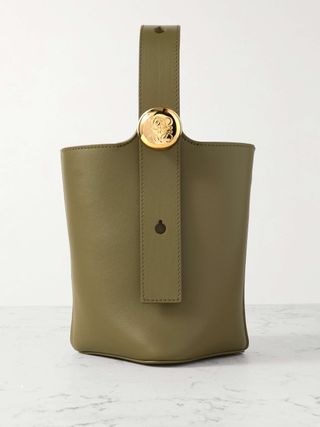 LOEWE Pebble Mini Leather Tote