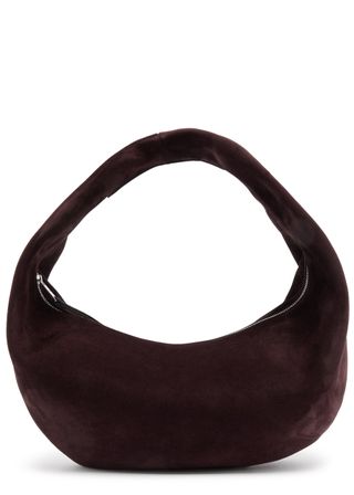 Olivia Medium Suede Top Handle Bag