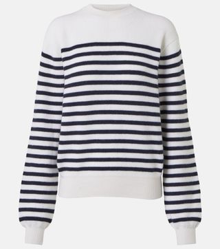 Viola Striped Cashmere-Blend Sweater