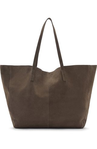 Suede Shopper Bag