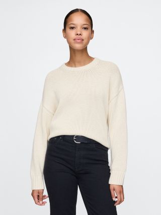 gap, 100% Cotton Relaxed Sweater