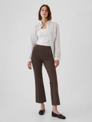 gap, High Rise Ponte Crop Kick Pants