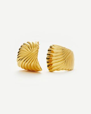 Ripple Oversized Stud Earrings