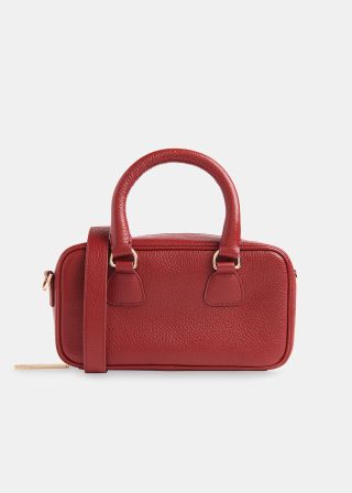 Red Lois Bowling Crossbody Bag