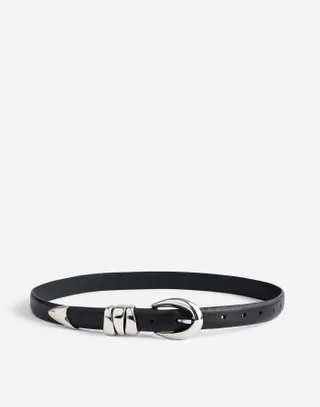 Madewell Triple Metal Keeper Belt