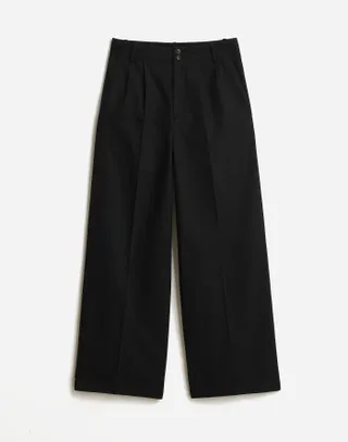 Madewell, The Harlow Wide-Leg Pant in Drapey Twill