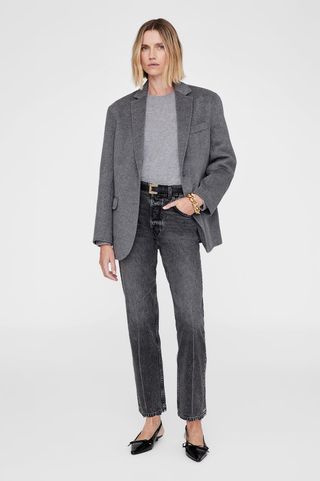 ANINE BING, Quinn Blazer - Heather Grey