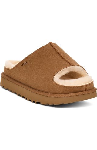 Greenport Genuine Shearling Lined Slide Sandal