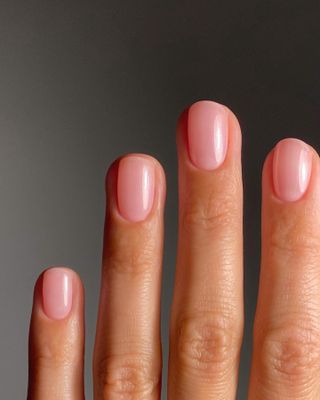 @matejanova sheer pink nails