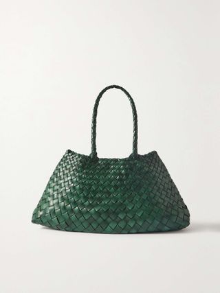 Santa Croce Big Woven Leather Tote