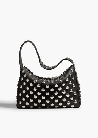 Khaite, Elena Bag in Black Leather With Studs