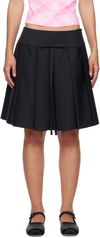 Black Arne Midi Skirt