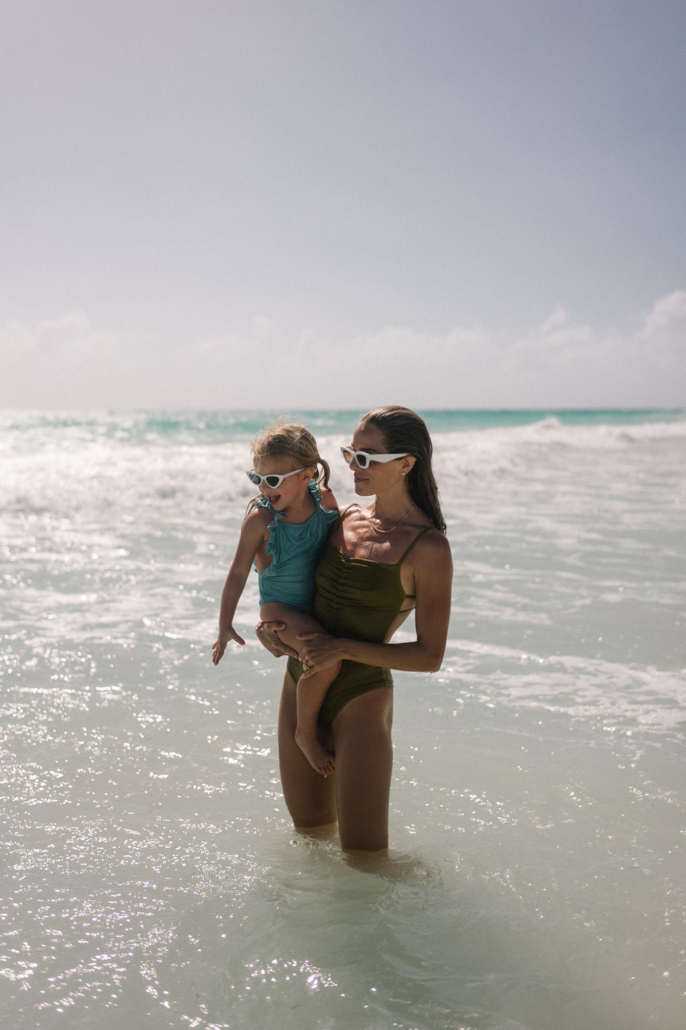 mexico green one piece swim