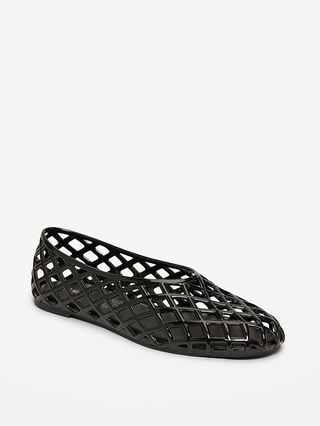 Jelly Lattice Ballet Flats