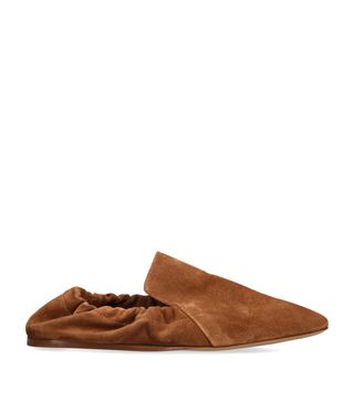 Suede Mocassino Ballet Flats