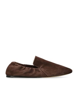 Suede Mocassino Ballet Flats