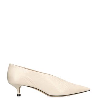 Leather Babouche Pumps 35