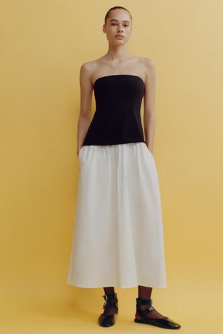 ZARA Strapless Dress