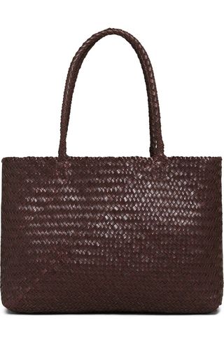 Handwoven Leather Tote