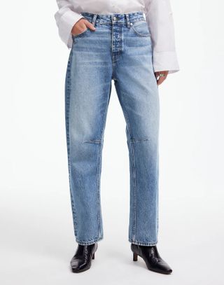 Madewell, The Darted Barrel-Leg Jean