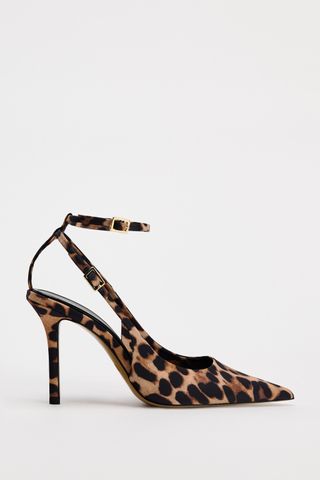 ZARA Leopard Sling Back Heels