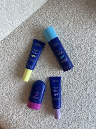 Jamie Schneider testing Ultra Violette Sunscreen