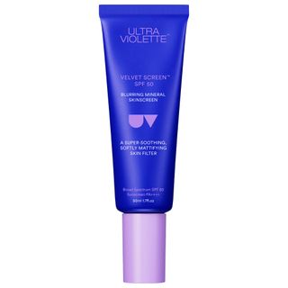 Velvet Screen Spf 50 Mattifying Mineral Fragrance Free Facial Sunscreen