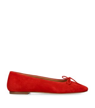 Suede Delfina Ballet Flats