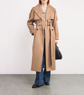 Cotton-Blend Trench Coat