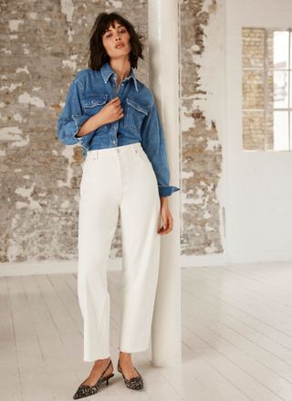 White Barrel Jeans