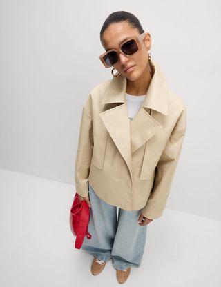 Cotton Rich Short Trench Coat