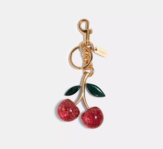 Coach Outlet, Cherry Bag Charm