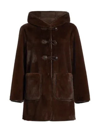 Stephanie Faux Shearling Coat