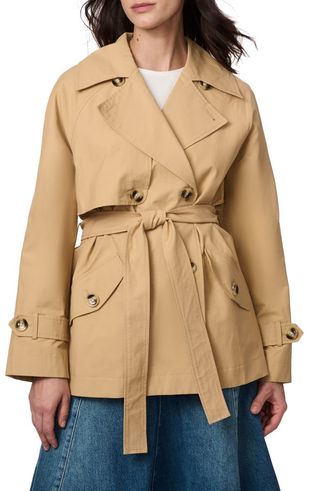 Short Belted Trench Coat