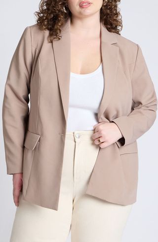 The Fluid Crepe Blazer