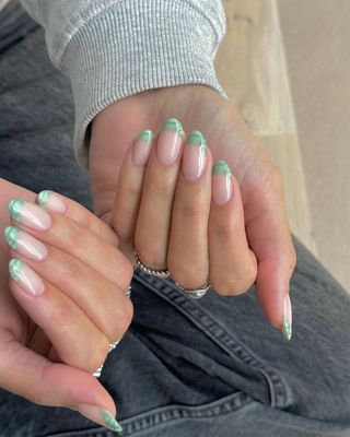 @studio.east_ Spring French nail tips