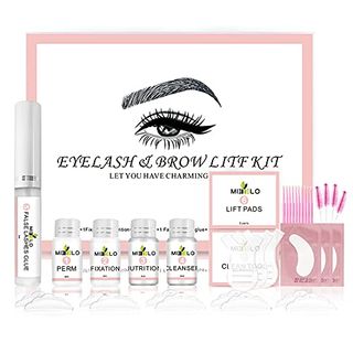 2 In1 Eyelash and Brow Lamination Kit,professional Eyelash Eyebrow Lift Kit,diy Perm Kit for Lashes Brows, Curling Perming Wave Suitable for Home Salon Use