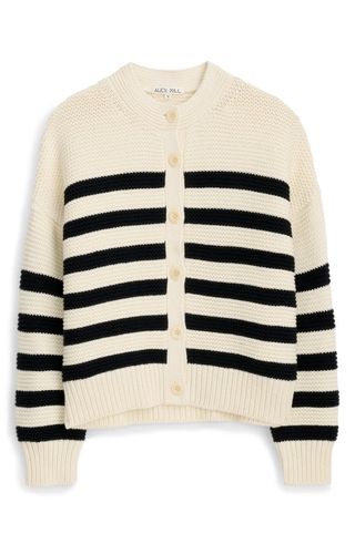 Nico Stripe Cotton Cardigan