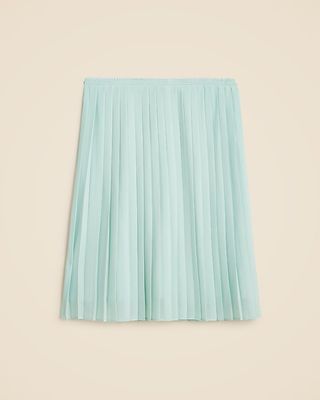 Pleated Chiffon Skirt