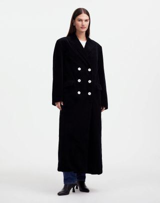 Alexa Chung for Madewell , Oversized Long Coat in Corduroy