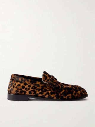 Le Loafer Leopard-Print Calf Hair Loafers